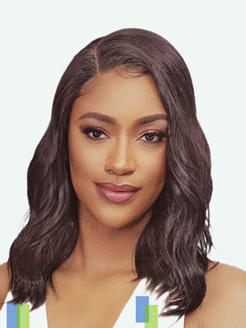 NIB Janet Collection Melt HD Swiss Lace Frontal Wig - Style: GRADY